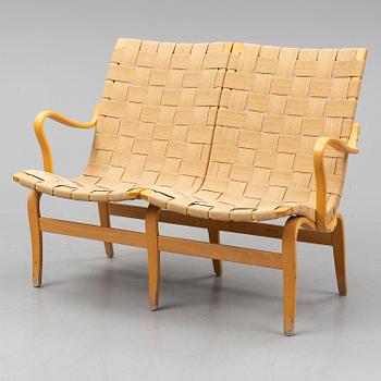 An 'Eva' sofa by Bruno Mathsson, Firma Karl Mathsson, Värnamo 1971.