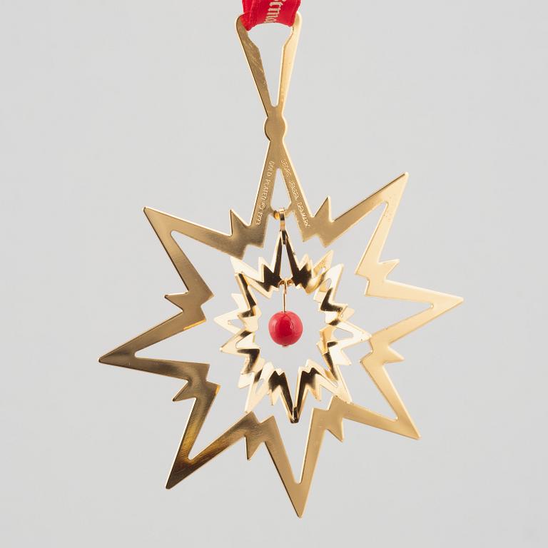 Georg Jensen, Christmas tree decorations, Denmark, 1980s-90s (14 pcs).