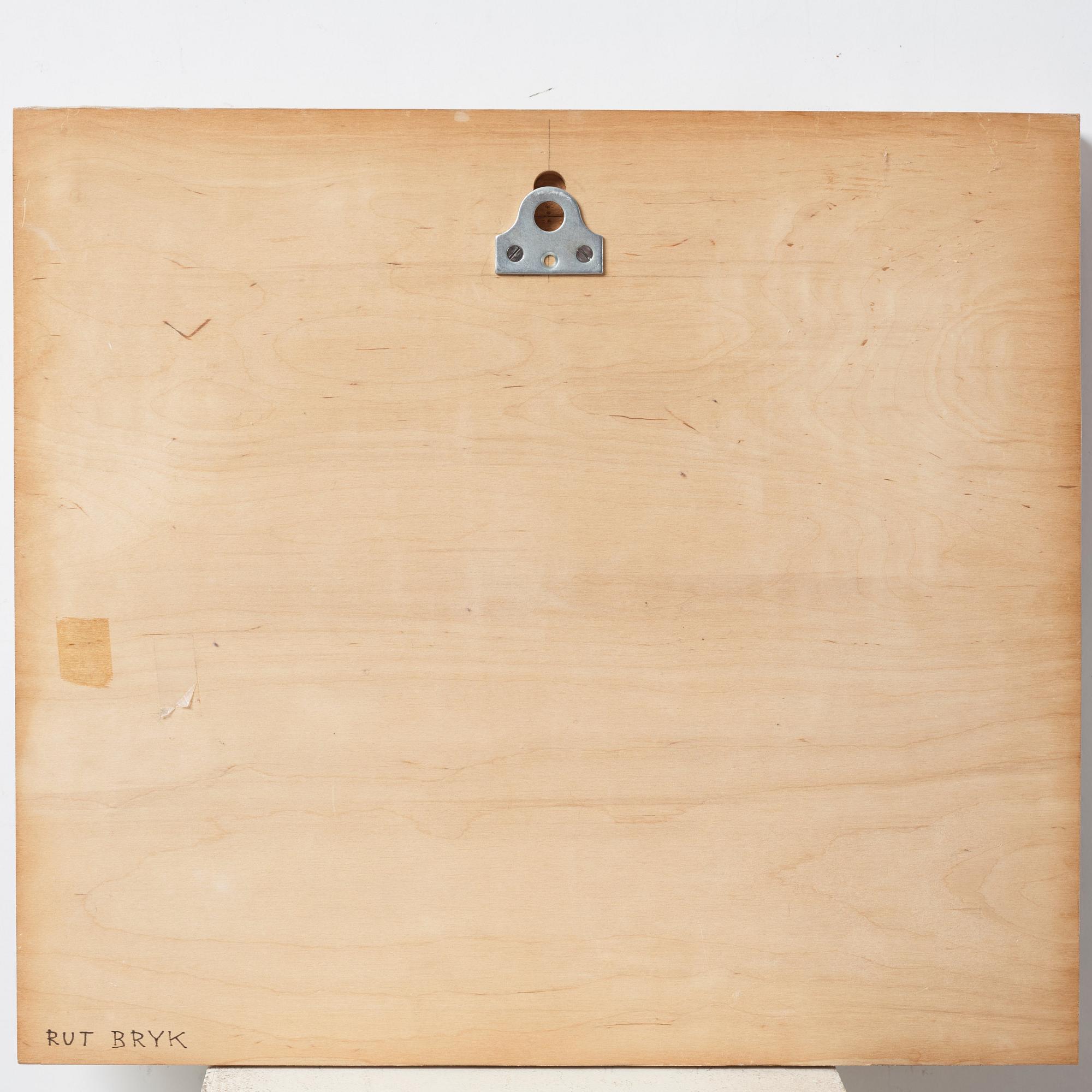 Rut Bryk, a stoneware wall relief, Arabia, Finland 1970's.