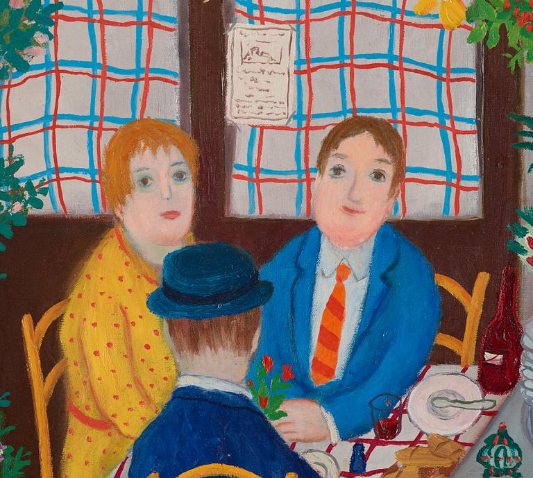Lennart Jirlow, At the bistro.