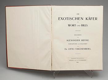 BOK, "Die exotischen Käfer in Wort und Bild" av A. Heyne, Esslingen & München 1908.