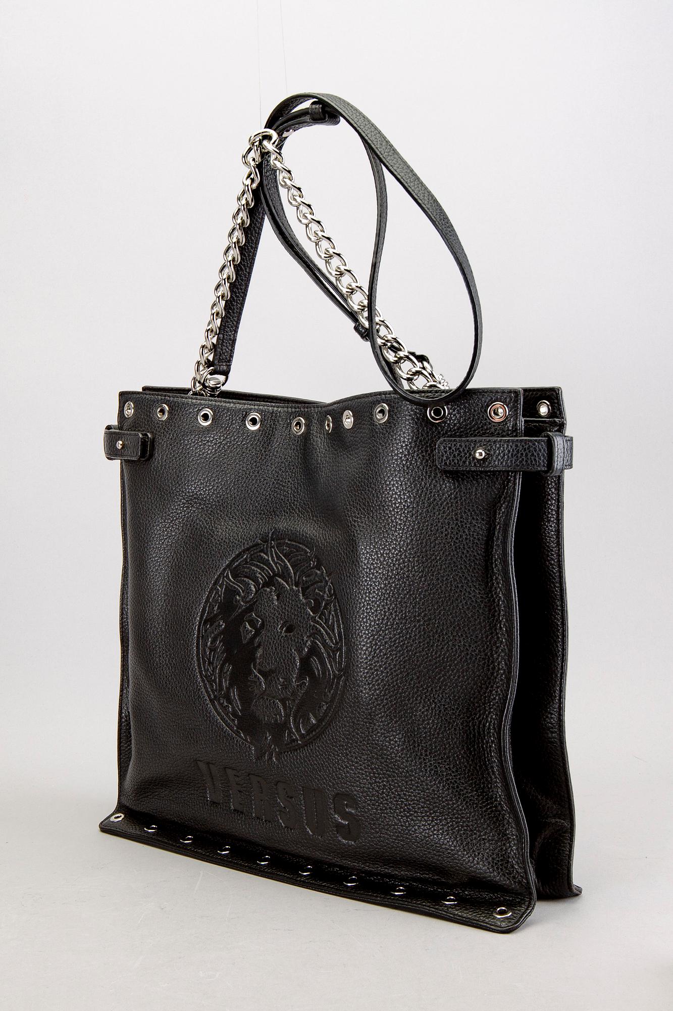 Versus Versace, väska, "Tote lion chain".