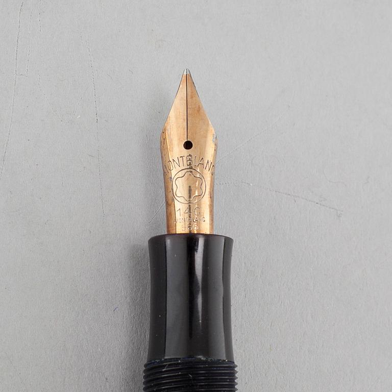 A fountain pen by Montblanc from the second half of the 20th century.