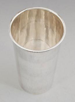 BÄGARE, silver, E Löfman, MGAB, Uppsala 1972. Vikt ca 229 gram.