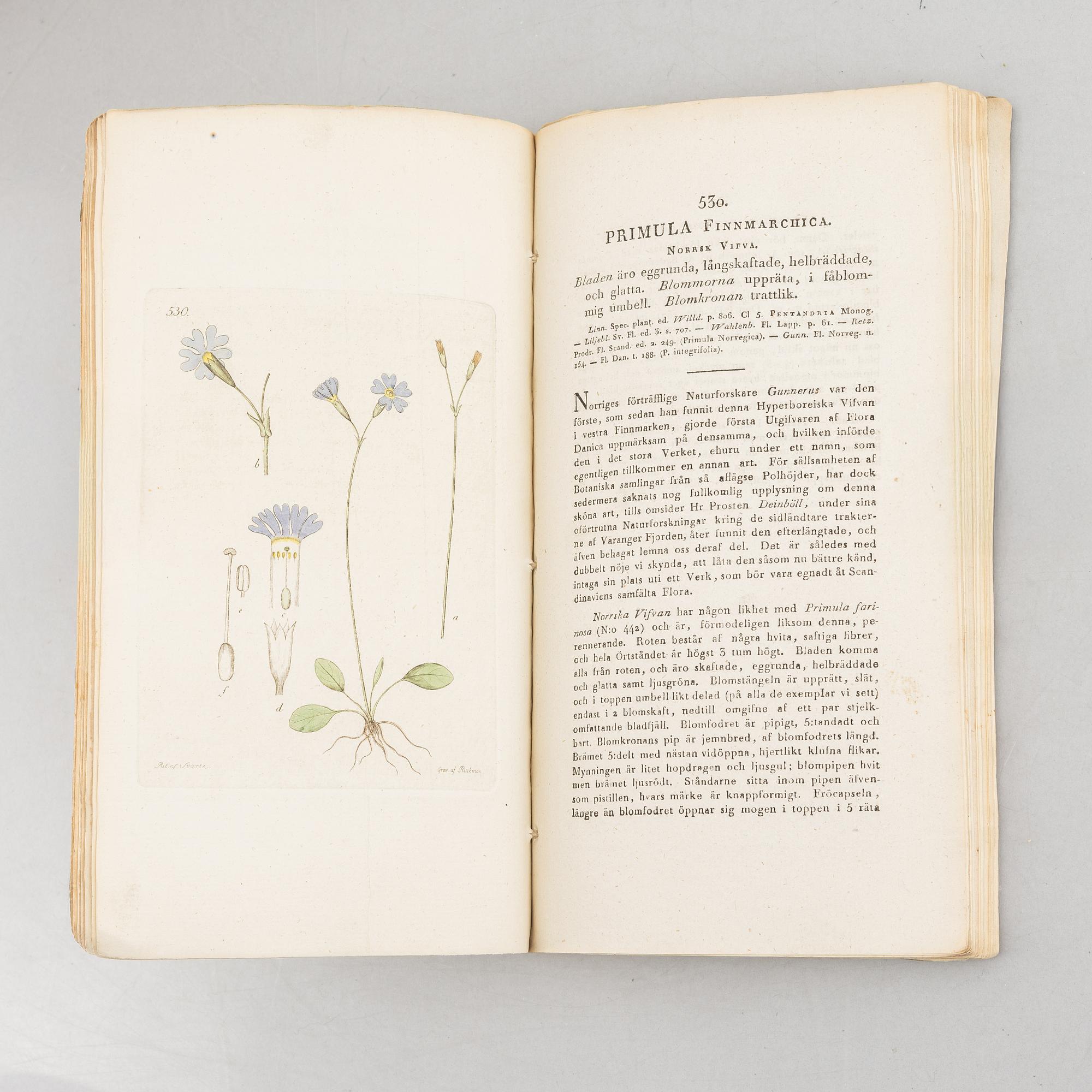 Johan Wilhelm Palmstruch & Johan Gustaf Billberg, "Swedish Botany", 78 parts in total.
