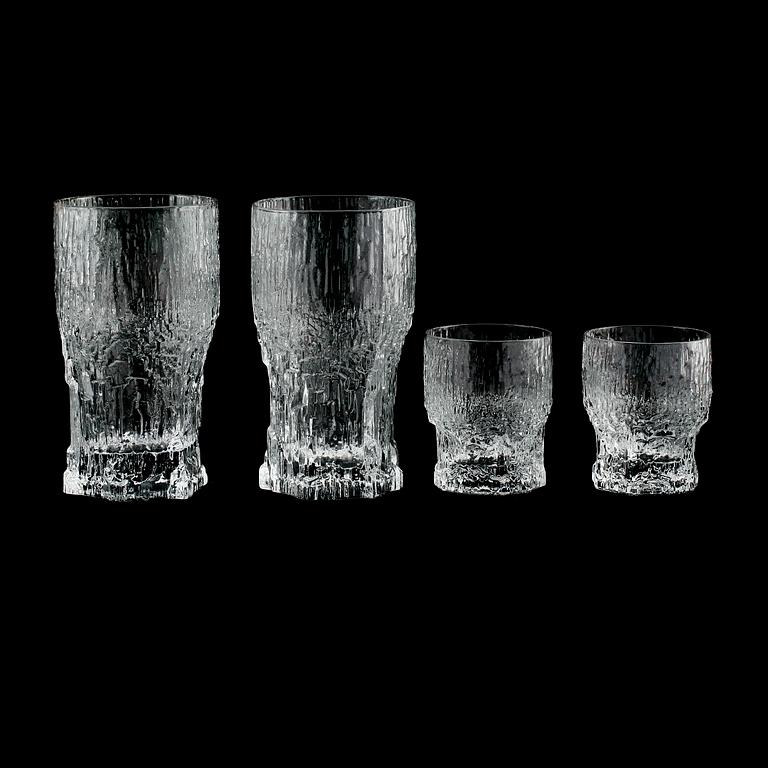 SERVISGLAS, 25 st, "Aslak", Tapio Wirkkala, Iittala.