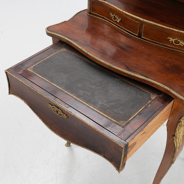 A desk with shelf, Rococo style, early 20th century.