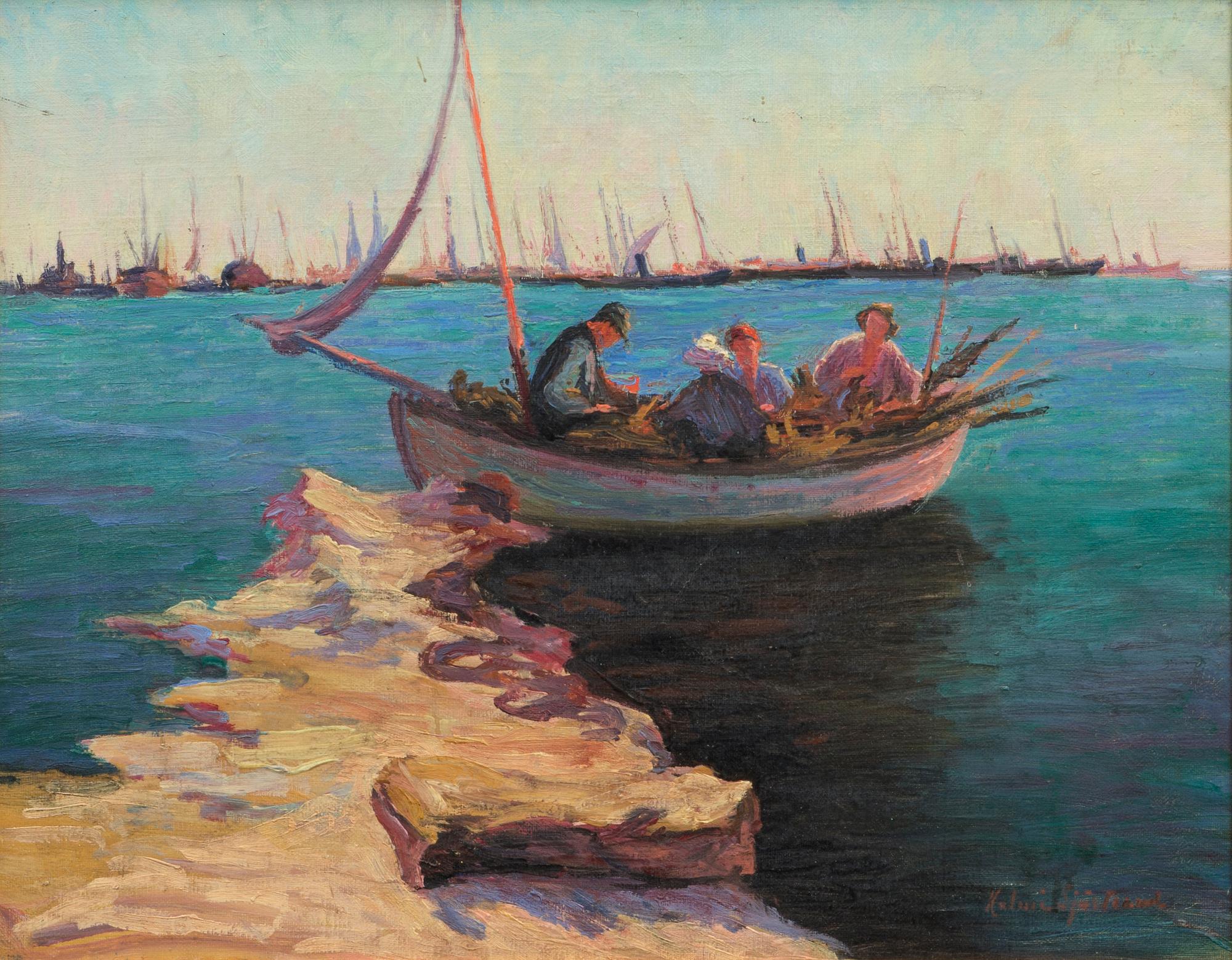 oil on canvas, signed.