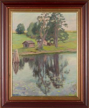 Hanna Suomalainen, oil on canvas, signed.
