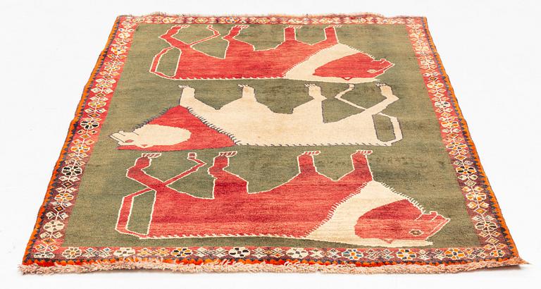 A Carpet, Kashgai, circa 174 x 116 cm.