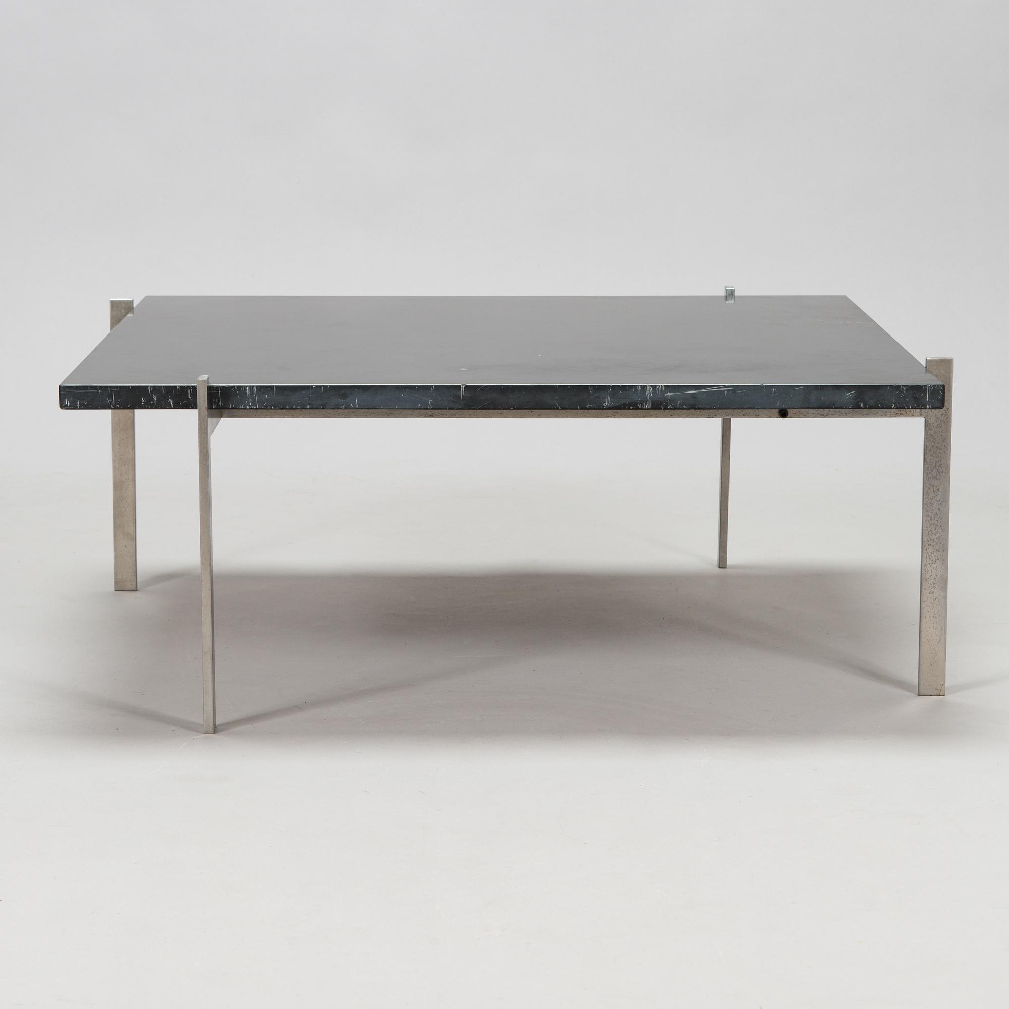 Poul Kjaerholm, soffbord, "PK61",  bord, Fritz Hansen, Danmark, troligen 1980-tal.