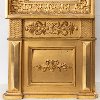 Mirror, attributed to Johan Martin Berg (mirror manufacturer in Gothenburg 1803–c. 1837), Empire.