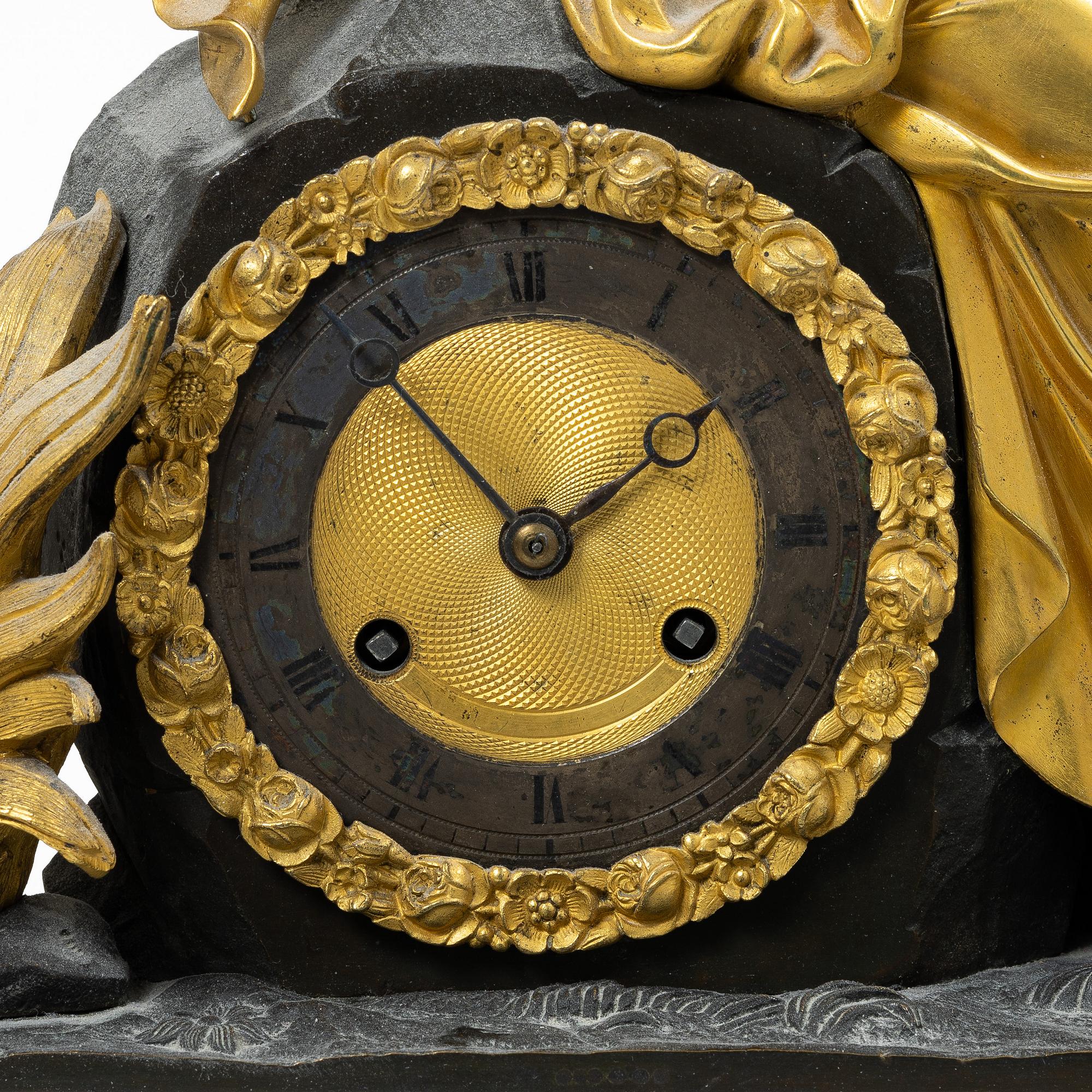 Table pendulum clock, Late Empire, 19th century.