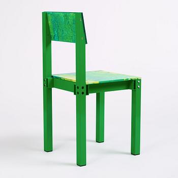 Fredrik Paulsen, stol, unik, "Chair One Open Air, Dirty Boots", JOY, 2024.