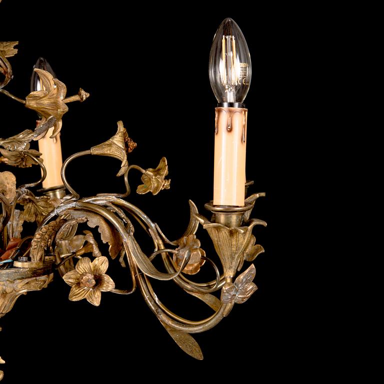 Kattokruunu, 1800-luvun loppu.