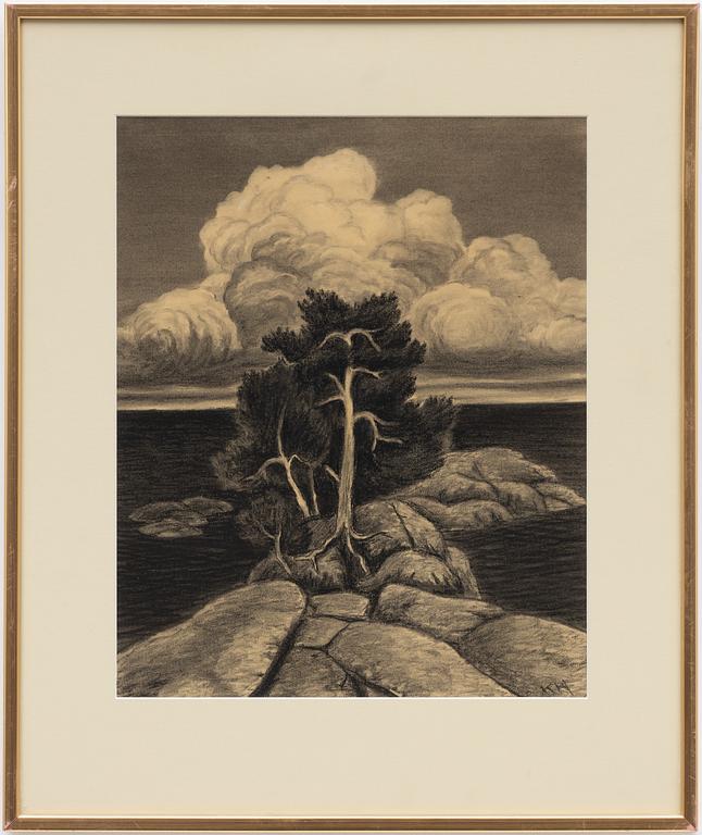 Karl Nordström, Tall and clouds in the archipelago.