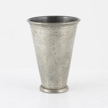 A pewter vase, Svenskt Tenn, Stockholm, 1926.