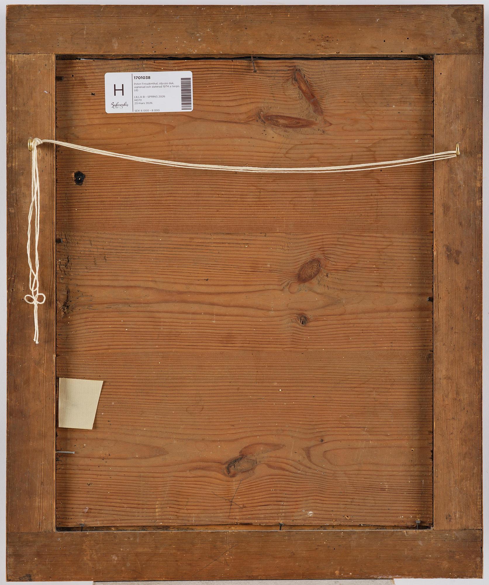 Peter Freudenthal, Utan titel.