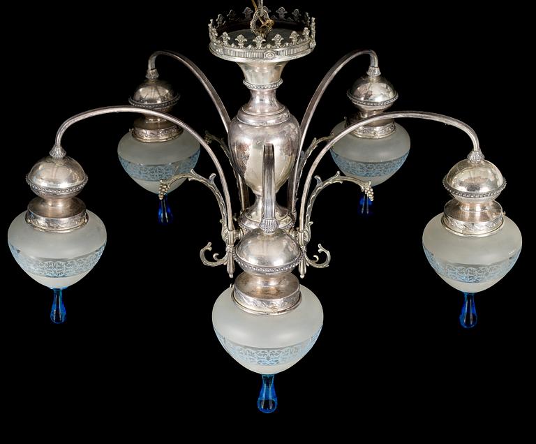 A ceiling lamp, first half of the 20th century.