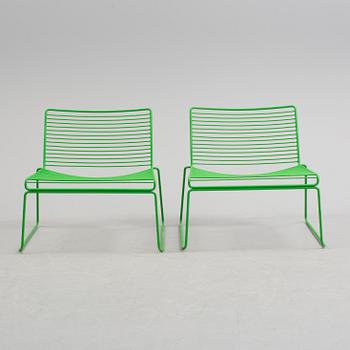 HEE WELLING, a pair of 'Hee Lounge Chairs', HAY, 21st Century.