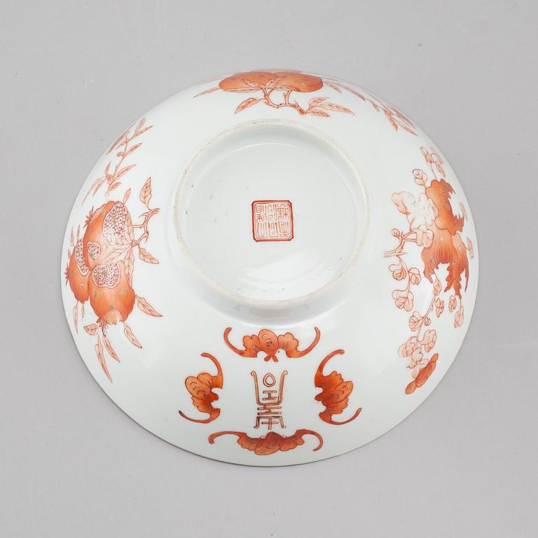 BOWL, porcelain, China, "GuangXu" mark and period.