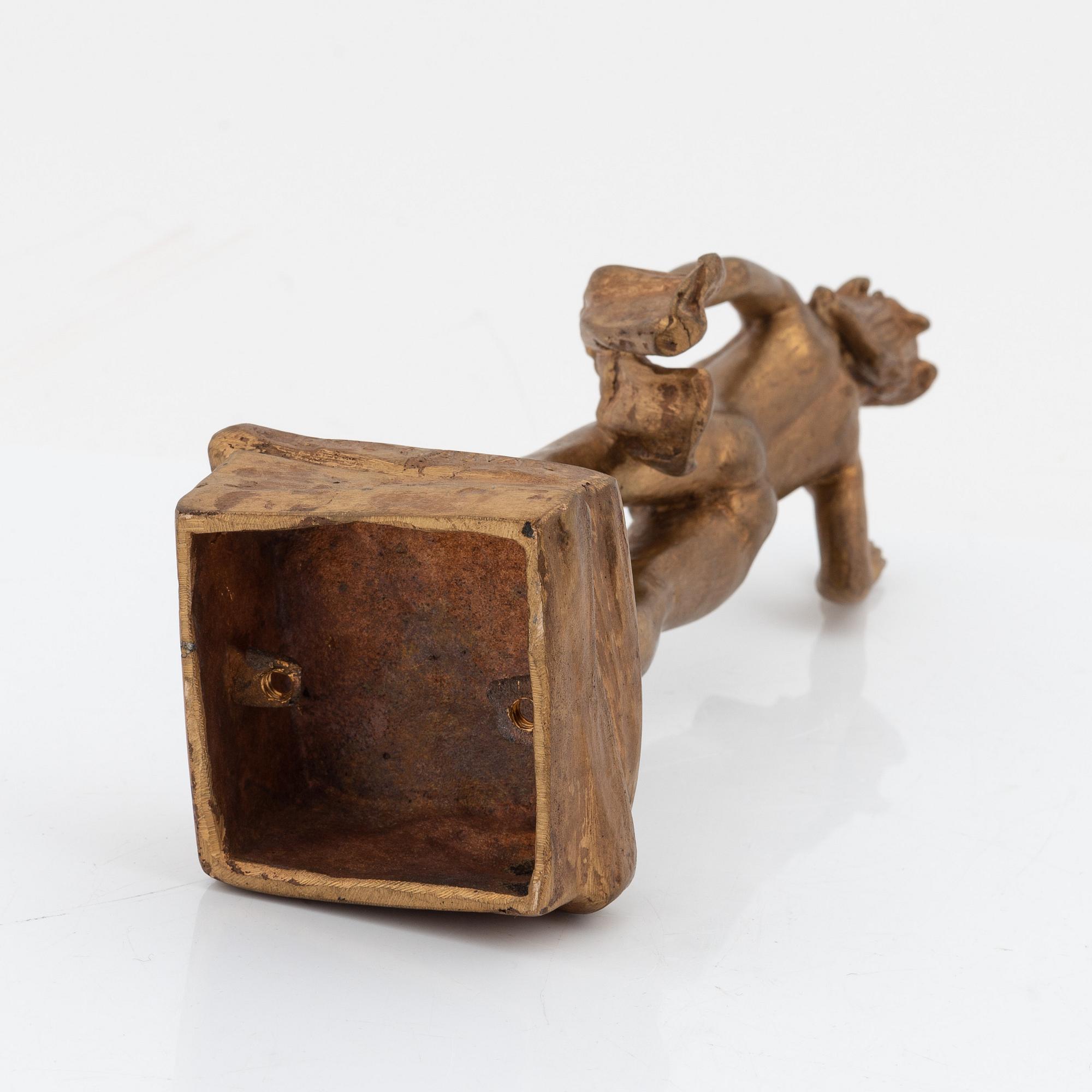 Emil Näsvall, sculpture. Signed, foundry mark. Brons, height 30 cm.