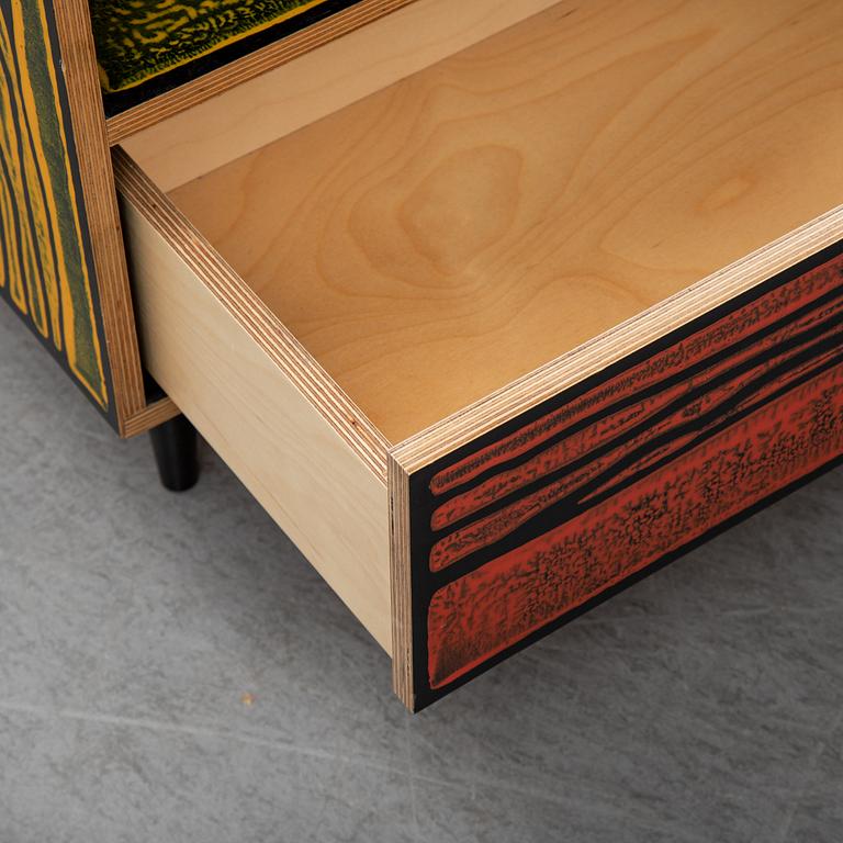 Sebastian Wrong & Richard Woods, "WrongWood solo drawerer cabinet", Established & Sons, 2007.