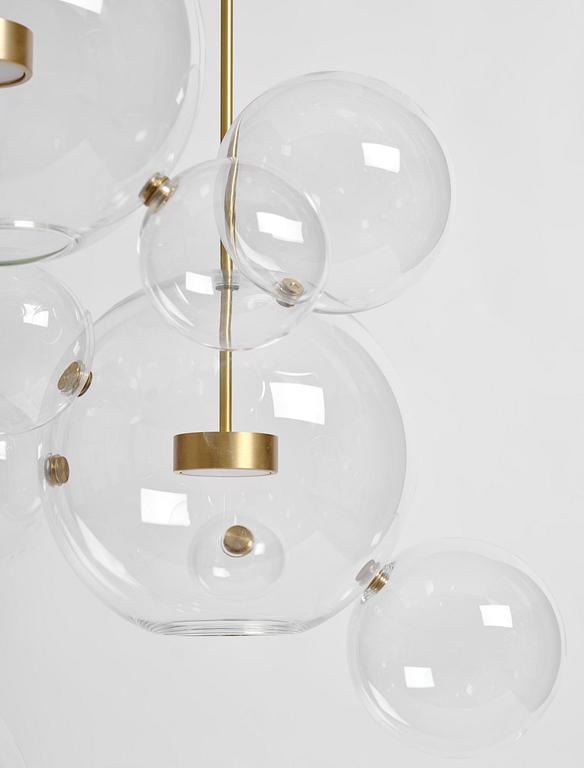 Giopato & Coombes, a "Bolle 14" ceiling lamp, Italy, post 2015.
