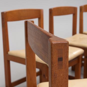 A set of eight 20th century chairs.