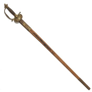 Dräktvärja, brittisk, 1800-talets slut.