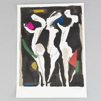 MARINO MARINI, lithograph, 1973, signed in pencil and numbered 115/3000.
