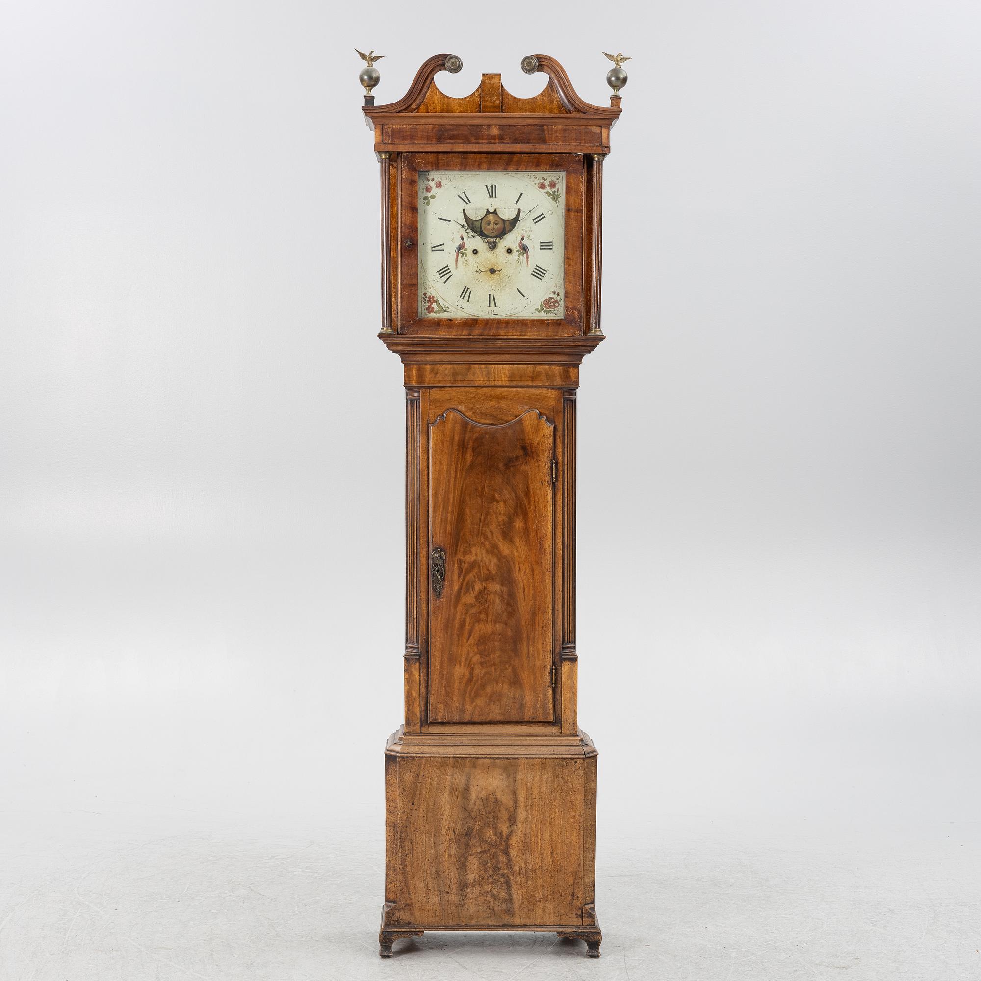 Grandfather clock, 18th-19th Century.