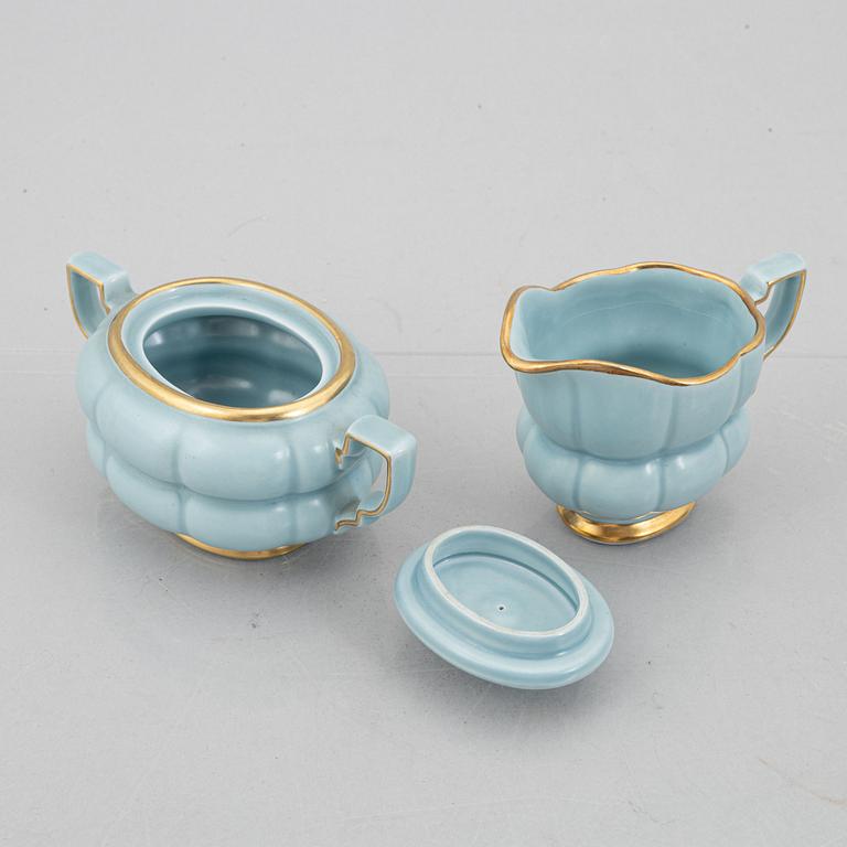 Arthur Percy, a 26-piece "Grand" tea service, Gefle, Sweden.