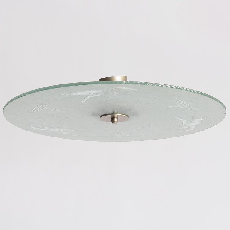 A ceiling lamp, 1930s/40s.