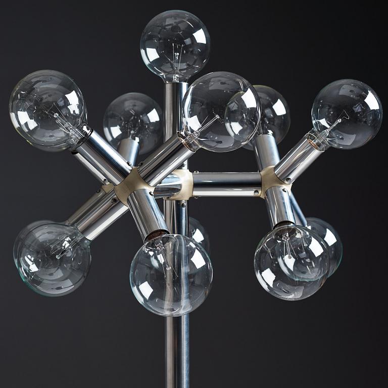 Robert & Trix Haussmann, a floor lamp for Swiss lamps international, 1970's.