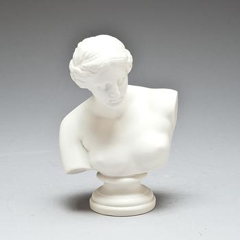 SKULPTUR, parian, "Venus", Gustafsberg 1900.