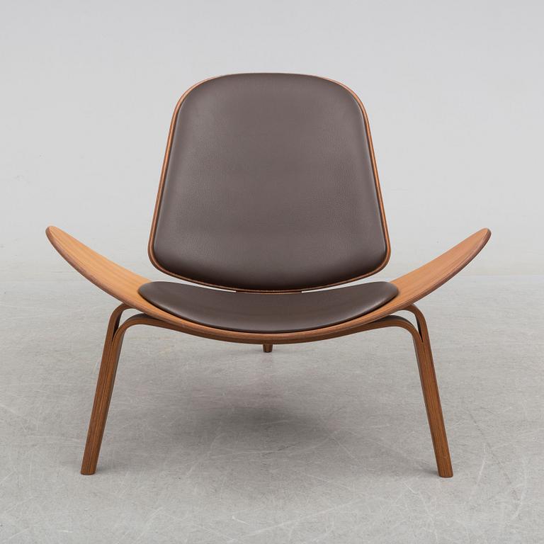 HANS J WEGNER, fåtölj, "CH-07", för Carl Hansen & Søn, Odense, Danmark, formgiven 1963.