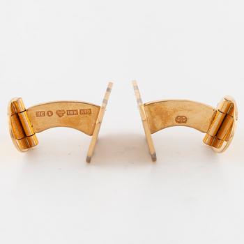 A pair of cufflinks by Engelbert, Stockholm, 1984.