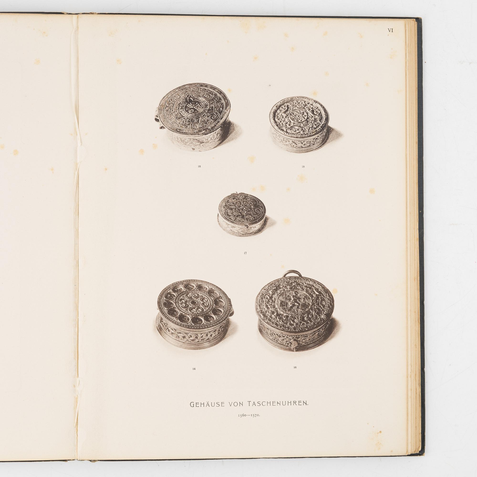 Books about clocks and watchmaking – 4 vols.
