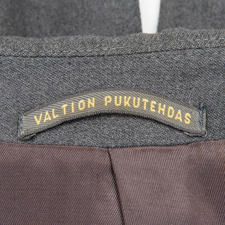 Set of Finnish military uniforms, second half of 20th Century.