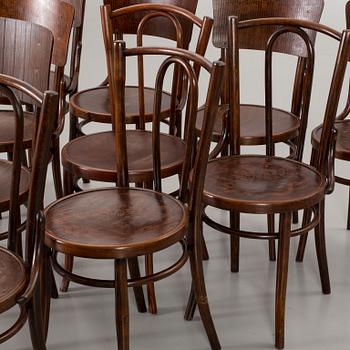 Ten chairs, Thonet-Mundus.