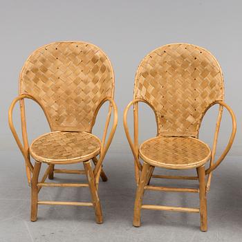 3 set of chairs by Gösta Westerberg, "LC-stolen", 20th century.