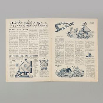 SERIETIDNING, Musse Pigg Tidningen, Nr 3, 1938.