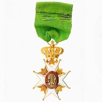 Order of Vasa, Sweden, knight's badge,