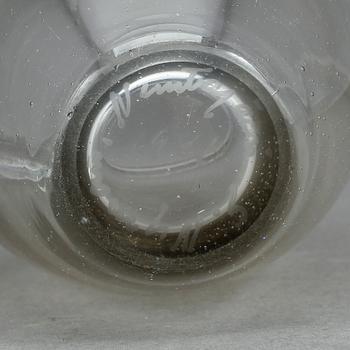 VAS SAMT SKÅL, glas, Gunnel Nyman, Notsjö, en signerad med syrapenna.