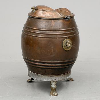 VATTENTUNNA, koppar, sent 1800-tal.