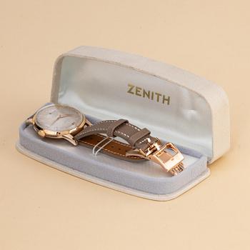 Zenith, "Rose Gold Jumbo", "Cal 135", "Second Series", ca 1954.