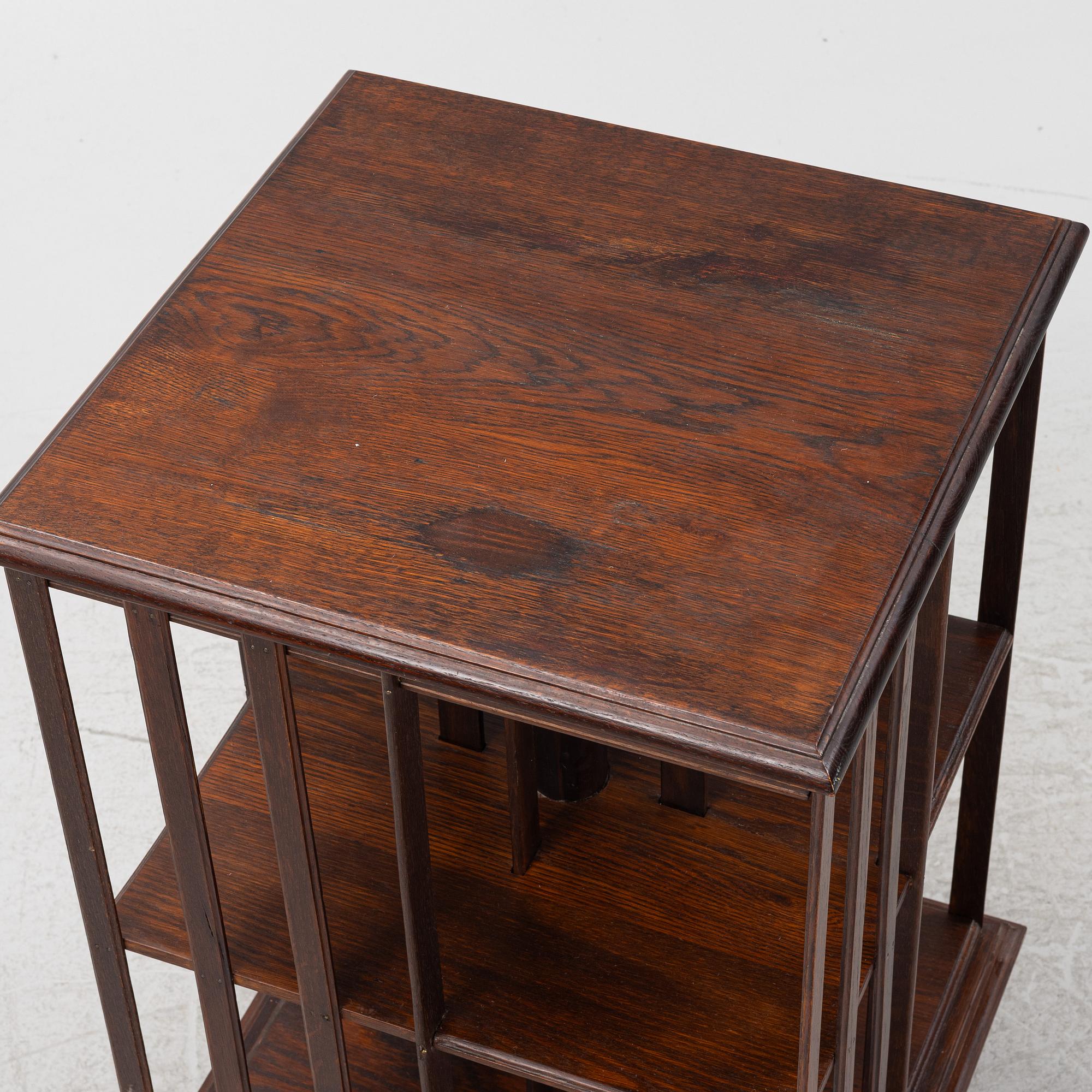A mahogany book stand, 20th century.