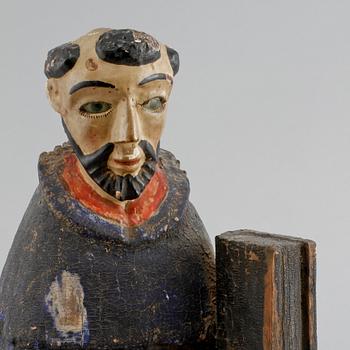 FIGURIN, trä, 1800-tal.