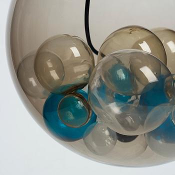 Paolo Venini, and Massimo Pistilli, a "Palotta" glass ceiling lamp, Venini, Italy 1960-70's.